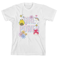 Squishmallows Girl Power Crew Neck Short Sleeve White Youth Girl's T-shirt 11 Squishmallows Girl Power Crew Neck Short Sleeve White Youth Girl's T-shirt -Squishmallows GUEST 09754b88 21fa 4f8a 950b d163be6e6bf3