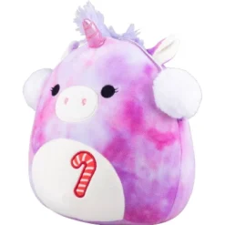 Squishmallows 10-Inch Lola The Unicorn - Official Jazwares Plush - Collectible Soft & Squishy Stuffed Animal Toy - Gift For Kids, Girls, Boys
