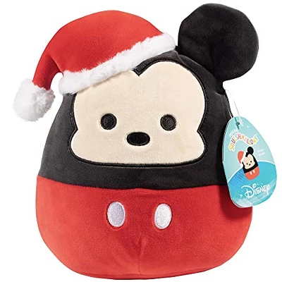 Squishmallows Squishmallow 8" Disney Mickey Mouse With Santa Hat - Christmas Official Kellytoy - Cute Holiday Plush Stuffed Animal Toy - Great Gift For Kids 1 Squishmallows Squishmallow 8" Disney Mickey Mouse With Santa Hat - Christmas Official Kellytoy - Cute Holiday Plush Stuffed Animal Toy - Great Gift For Kids