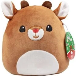 Squishmallows 8-Inch Rudolph & Clarice Set - Rudolph The Red Nosed Reindeer Plush - Collectible Stuffed Animal Toy - Gift For Kids, Girls & Boys