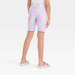 Squishmallows 10 Girls' Squishmallows Bike Shorts Pastel Purple