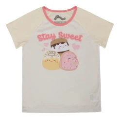 Squishmallows Stay Sweet Youth Girls Pajama Set