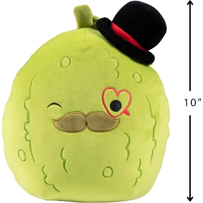 Squishmallows 10" Charles The Pickle Plush - Official Jazwares Plush - Collectible Soft & Squishy Food Stuffed Animal Toy- Gift For Kids, Girls & Boys 1 Squishmallows 10" Charles The Pickle Plush - Official Jazwares Plush - Collectible Soft & Squishy Food Stuffed Animal Toy- Gift For Kids, Girls & Boys