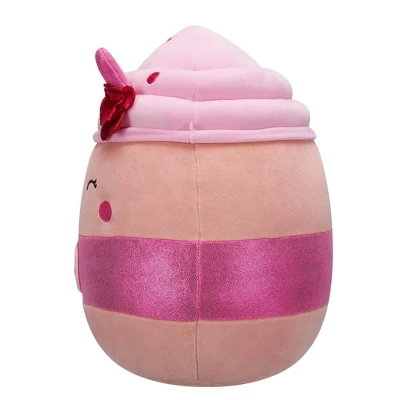 Squishmallows 14" Rosewater Latte Stuffed Animal: Food-Inspired Polyester Plush Toy 5 Squishmallows 14" Rosewater Latte Stuffed Animal: Food-Inspired Polyester Plush Toy - Image 5