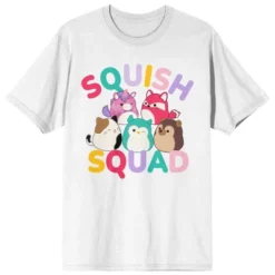 Squishmallows Squish Squad Group Characters Adult White T-shirt -Squishmallows GUEST 2f12c66c 6396 4e35 a23b 31567176294b