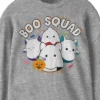 Squishmallows Halloween Boo Squad Youth Heather Gray Long Sleeve Tee