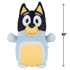 Squishmallows Bluey Character Bandit Plush - 10-Inch Hugmees Plush, Collectible Squishy Stuffed Animal Dog Toy - Gift For Kids, Girls & Boys & Fans