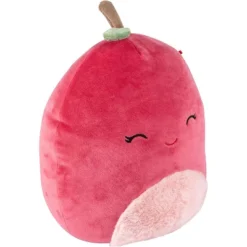Squishmallows 10-Inch Cherry The Cherry - Official Jazwares Plush - Collectible Soft & Squishy Fruit Stuffed Animal Toy - Gift For Kids, Girls & Boys