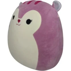 Squishmallows 12-Inch Plum Squirrel With Tie-Dye Tail Plush- Add Allina To Your Squad, Ultrasoft Stuffed Animal Medium-Sized, Official Kelly Toy Plush