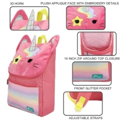 Squishmallows Sienna The Unicorn Cat Youth 16' Backpack -Squishmallows GUEST 4b05ca34 fcb5 4338 829c e70a93228949