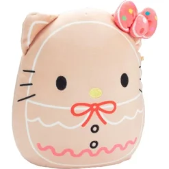 Squishmallows Original 8-Inch Hello Kitty Gingerbread Official Jazwares Plush - Collectible Sanrio Stuffed Animal Toy - Gift For Kids, Girls & Boys