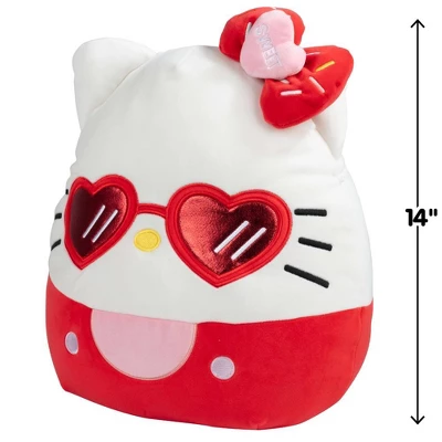 Squishmallows Large Hello Kitty W Glasses Plush, Sanrio 14-Inch - Collectible Cat Stuffed Animal Toy- Gift For Kids, Girls, Boys & Hello Kitty Fans 1 Squishmallows Large Hello Kitty W Glasses Plush, Sanrio 14-Inch - Collectible Cat Stuffed Animal Toy- Gift For Kids, Girls, Boys & Hello Kitty Fans