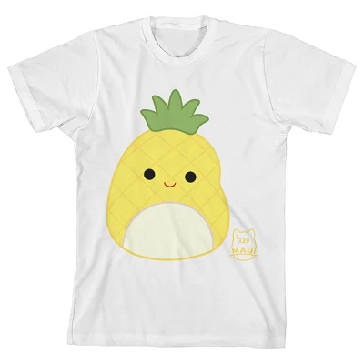 Squishmallows Maui Crew Neck Short Sleeve White Youth T-shirt 3 Squishmallows Maui Crew Neck Short Sleeve White Youth T-shirt - Image 3