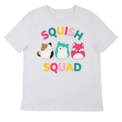 Squishmallows Squish Squad Crew Neck Short Sleeve Women's White T-shirt 12 Squishmallows Squish Squad Crew Neck Short Sleeve Women's White T-shirt -Squishmallows GUEST 9bb2bd72 2f92 47b1 9bad 646370a8b09e