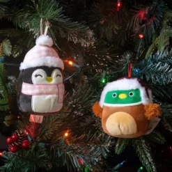 Squishmallows 4" Mini Plush Christmas Tree Ornaments, 8-Pack - Official Kellytoy Holiday Set - Includes Cam The Cat, Darla The Fawn & More! Squishy & -Squishmallows GUEST a0623dab 3a0c 4620 8bd9 be8d90920f18