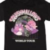Squishmallows World Tour Crew Neck Short Sleeve Black Heather Women’s Night Shirt