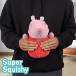 Squishmallows HugMees Peppa Pig Plush- Large Ultrasoft 10-Inch Official 2025 Jazwares Plush - Gift For Kids, Girls, Boys & Peppa Pig Fans -Squishmallows GUEST a612c8fa 688b 4874 9e84 ef3ed3b3d020