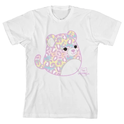 Squishmallows Michaela Crew Neck Short Sleeve White Youth T-shirt 3 Squishmallows Michaela Crew Neck Short Sleeve White Youth T-shirt - Image 3