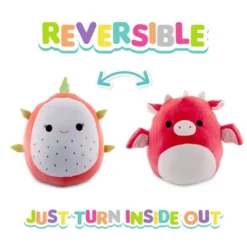 Squishmallows Flip-A-Mallow 12 Inch Plush | Delita Dragonfruit & Baiden Dragon