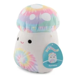 Squishmallows Fan Favorites 8 Inch Plush | Kervena The Tie Dye Mushroom