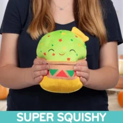 Squishmallows Gideon The Guacamole- Jazwares Summer Plush- Collectible Soft Squishy Chips & Dip Party Stuffed Animal Toy - Gift For Kids, Girls & Boys