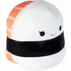Squishmallows 10-Inch Solenn The Salmon Sushi - Official Jazwares Plush - Collectible Soft & Squishy Stuffed Animal Toy - Gift For Kids, Girls & Boys