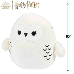 Squishmallows Original Harry Potter 10-Inch Hedwig Plush - Medium-Sized Ultrasoft Official Jazwares Plush - For Kids, Girls & Boys