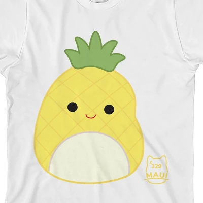 Squishmallows Maui Crew Neck Short Sleeve White Youth T-shirt 1 Squishmallows Maui Crew Neck Short Sleeve White Youth T-shirt