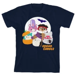 Squishmallows Halloween Squad Ghouls Youth Blue Short Sleeve Tee -Squishmallows GUEST c483467e 6887 4730 b953 e7590c333e28