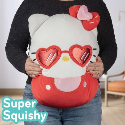 Squishmallows Large Hello Kitty W Glasses Plush, Sanrio 14-Inch - Collectible Cat Stuffed Animal Toy- Gift For Kids, Girls, Boys & Hello Kitty Fans 3 Squishmallows Large Hello Kitty W Glasses Plush, Sanrio 14-Inch - Collectible Cat Stuffed Animal Toy- Gift For Kids, Girls, Boys & Hello Kitty Fans - Image 3