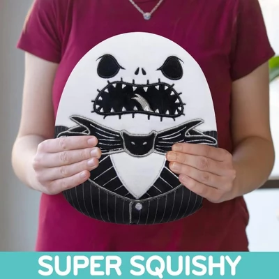 Squishmallows 8-Inch Jack Skellington - Nightmare Before Christmas Plush- Collectible, Soft Halloween Stuffed Animal Toy - Gift For Kids, Girls & Boys 1 Squishmallows 8-Inch Jack Skellington - Nightmare Before Christmas Plush- Collectible, Soft Halloween Stuffed Animal Toy - Gift For Kids, Girls & Boys