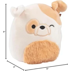 Squishmallows 5-Inch Brock The Bulldog- Official Jazwares Little Plush- Collectible Soft & Squishy Mini Stuffed Animal Toy-Gift For Kids, Girls & Boys -Squishmallows GUEST eee85ddc 2d4b 4548 a7ba e849a39285ba