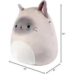 Squishmallows Original 10-Inch Felton The Siamese Cat - Official Jazwares Plush - Collectible Kitty Stuffed Animal Toy - Gift For Kids, Girls & Boys -Squishmallows GUEST f2a7d283 6acc 4956 99e3 03d5cb87bf45