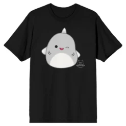 Squishmallows Gordon Crew Neck Short Sleeve Black Adult T-shirt -Squishmallows GUEST faf1ae96 7ff4 4489 904c 330733fb8578