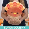 Squishmallows Original 10-Inch Gobrianna The Turkey- Official Jazwares Plush-Collectible Soft & Squishy Stuffed Animal Toy-Gift For Kids, Girls & Boys